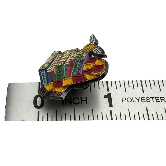 Harry Potter Gryffindor Pin Red Black Scarf Snitch Herbology Charms Enamel - Picture 6 of 6